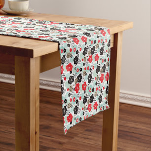 Cute Japanese patterns design Short Table Runner