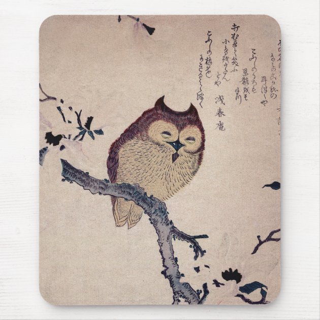 owl mouse pad