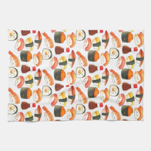 Cute Japanese Sushi Kitchen Towel