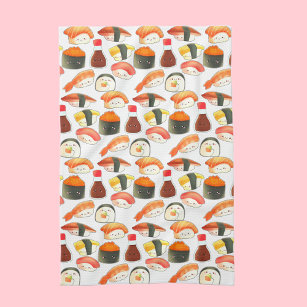 Cute Japanese Sushi Kitchen Towel