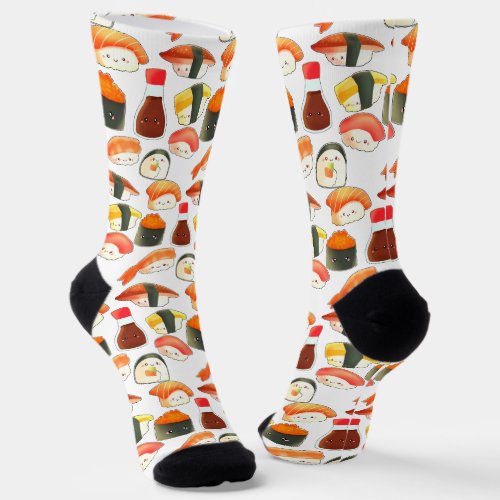 Cute Japanese Sushi Socks