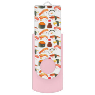 Cute Japanese Sushi USB Swivel Flash Drive