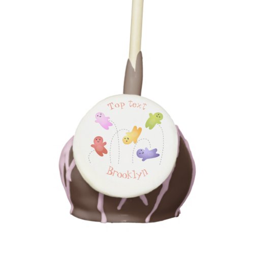 Cute jelly babies candy sweets cartoon cake pops