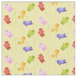 Cute jelly babies candy sweets cartoon fabric