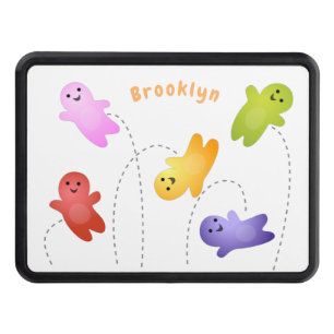 Cute jelly babies candy sweets cartoon hitch cover