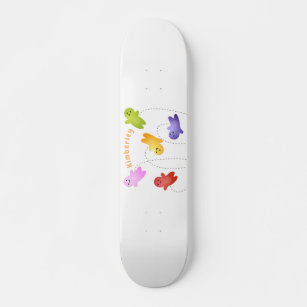 Cute jelly babies candy sweets cartoon skateboard