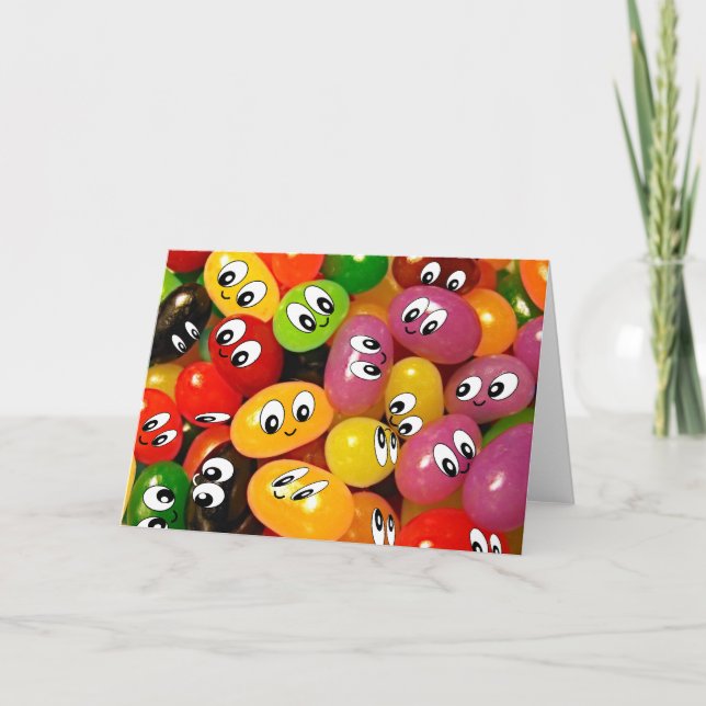 Cute Jelly Bean Card (Front)