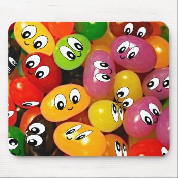 Cute Jelly Bean Mouse Pad by inspirationzstore at Zazzle