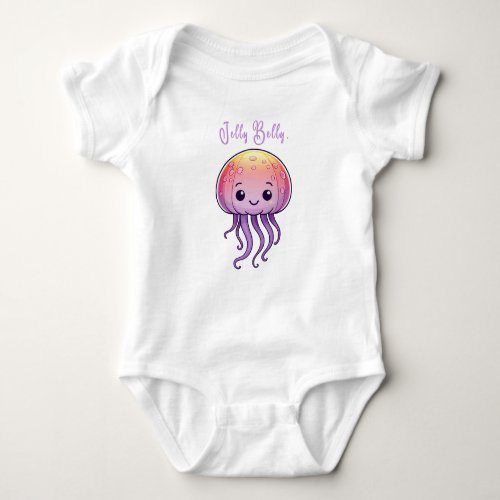 Cute Jelly Belly  Baby Bodysuit