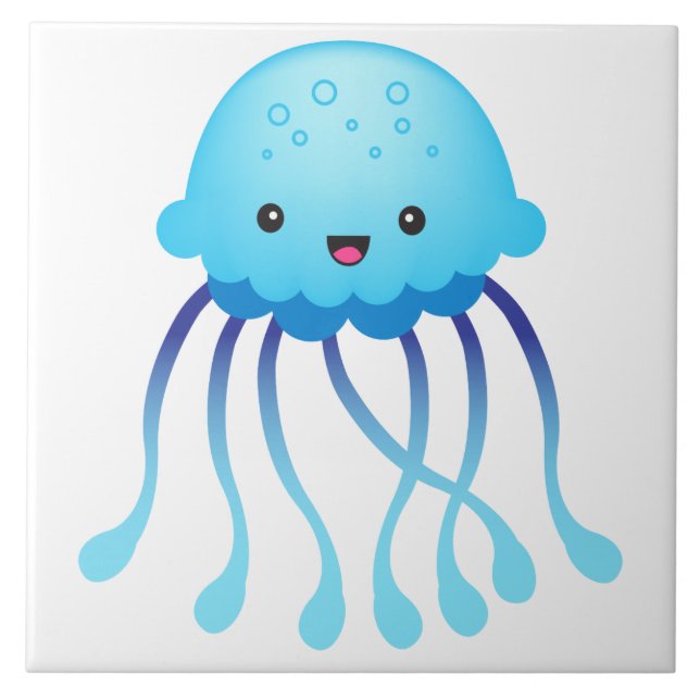 cute jelly fish tile (Front)