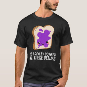 Cute Jelly For Men Women Matching Fruit Spread San T-Shirt
