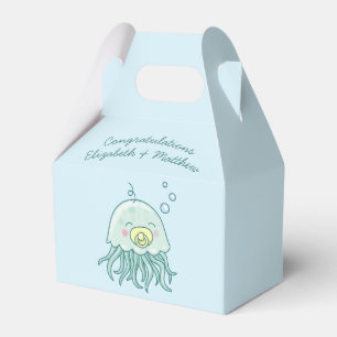 Cute Jellyfish Baby Shower Kawaii  Favor Boxes