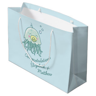Cute Jellyfish Baby Shower Kawaii Large Gift Bag