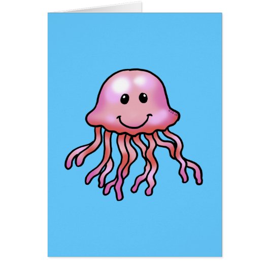 Cute jellyfish cards (Front)