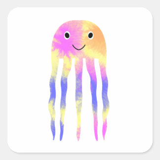 Cute Jellyfish Square Sticker