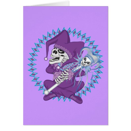 Cute Jester Skull Cards (Front)