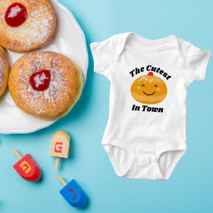 Cute Jewish Baby Gift for Hanukkah  Bodysuit