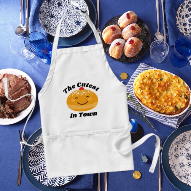 Cute Jewish Gift for Hanukkah  Adult Apron (Creator Uploaded)