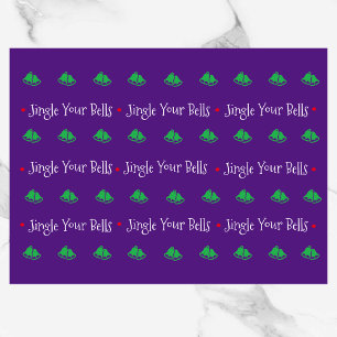 Cute Jingle Your Bells Holiday Tissue Paper