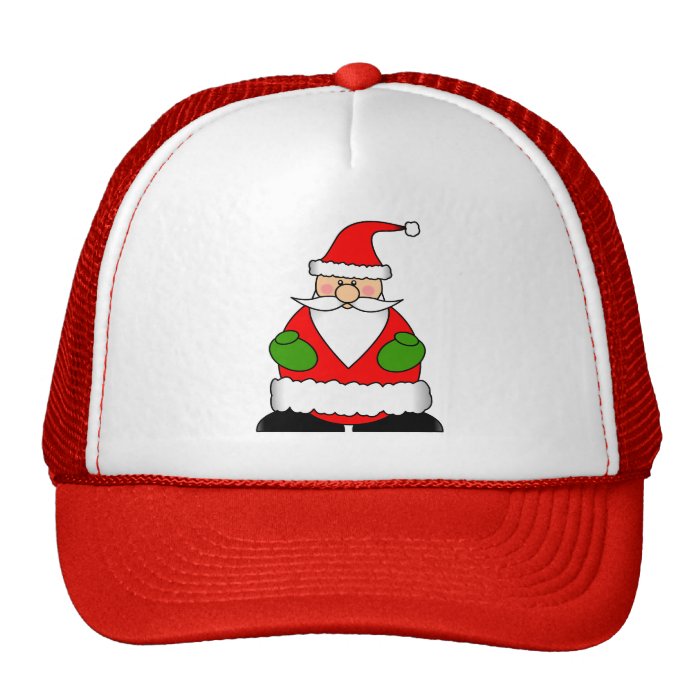 Cute Jolly Santa Holiday Cartoon Hats