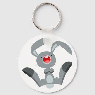 Cute Joyful Cartoon Rabbit Keychain
