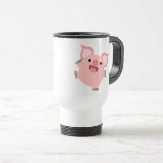 Cute Joyous Cartoon Pig Commuter Mug