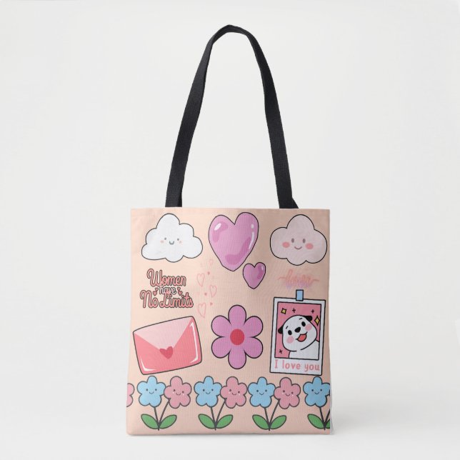 Cute Jumbo Tote Bag – Carry Your Style Everywhere! (Front)