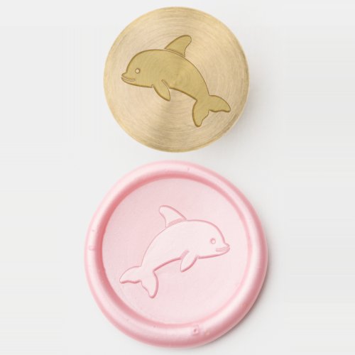 Cute Jumping Dolphin Wax Seal Stamp