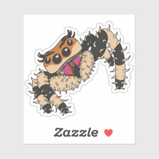 Cute Jumping Spider Sticker