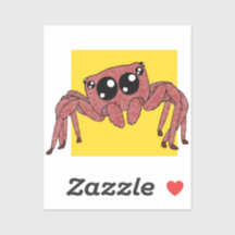 Cute Jumping Spider Sticker