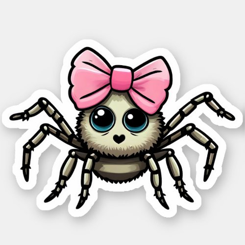 Cute Jumping Spider Sticker