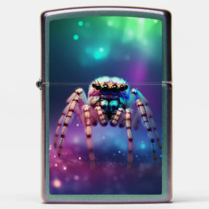 Cute Jumping Spider vibrant colors Zippo Lighter