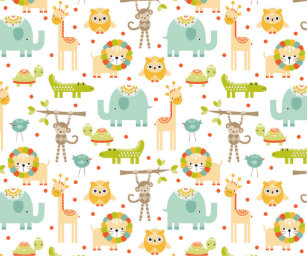 safari animal wrapping paper zazzle