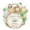 Cute Jungle Animals Baby Shower 1st Birthday Favor
