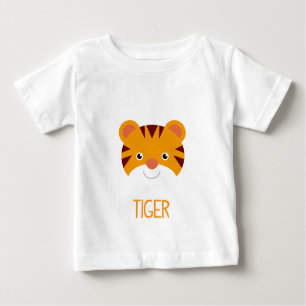 CUTE JUNGLE ANIMALS - TIGER BABY T-Shirt