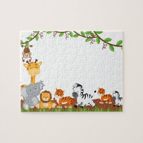 Cute Jungle Baby Animals Puzzles