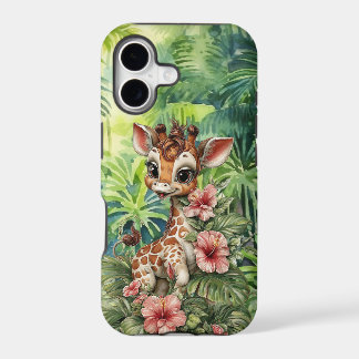 Cute Jungle giraffe lovers iPhone 17 Case