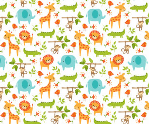 animal wrapping paper zazzle