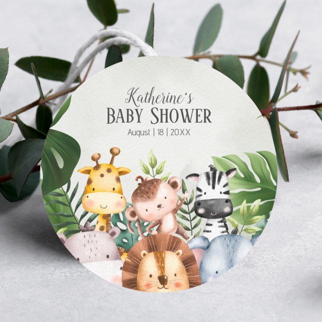 Cute Jungle Safari Animals Sticker (Creator Uploaded)