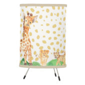 Cute Jungle Safari Baby Animals Tripod Lamp (Right)