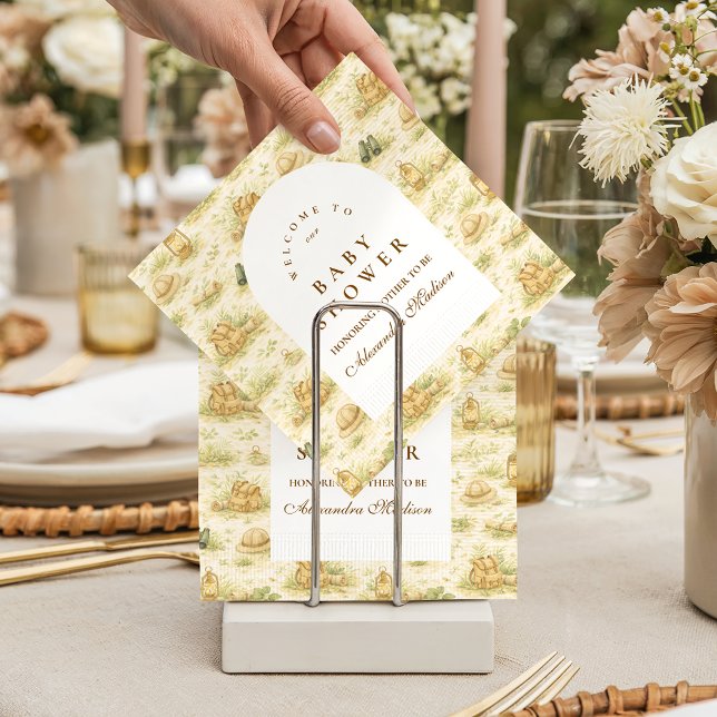 Cute Jungle Safari Baby Shower Napkins (Creator Uploaded)