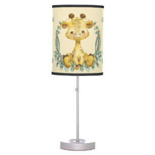 Cute Jungle Safari Giraffe Baby Nursery Table Lamp
