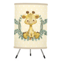 Cute Jungle Safari Giraffe Baby Nursery  Tripod Lamp