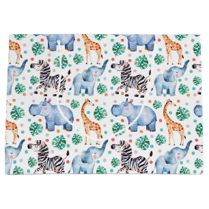 Cute Jungle Wild Animals Gift Bag