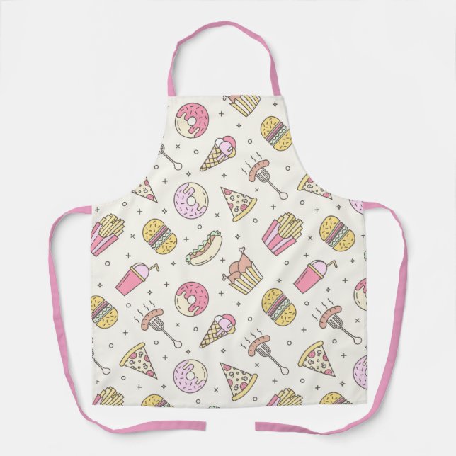 Cute Junk Food Apron (Front)