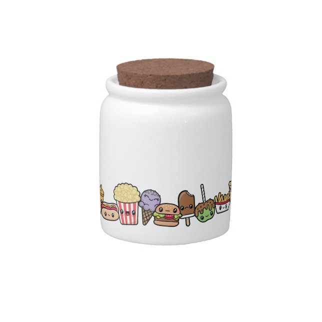 Cute Junk Food Candy Jar (Front)