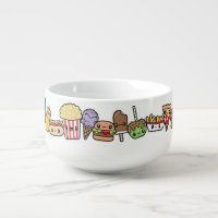 Cute Junk Food Soup Mug