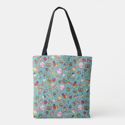 Cute Junk Food Tote Bag