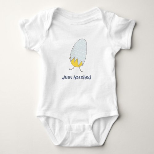 Cute Just Hatched Baby Chick Gender Neutral Baby Bodysuit