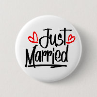 Cute Just Married Wedding Newlywed Bride MRS